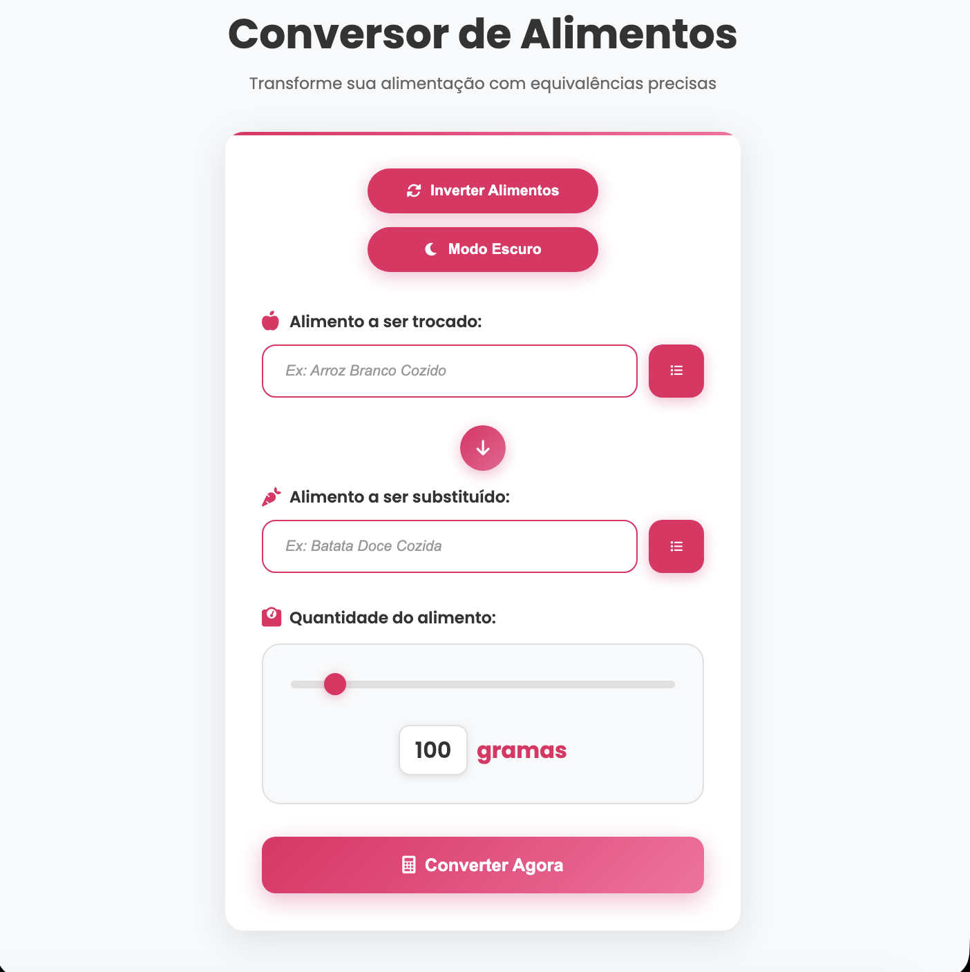 Food Converter Print